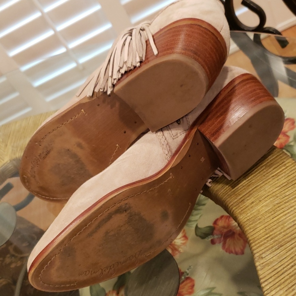 Sam Edelman Paige Leather Suede Booties - Picture 8 of 8